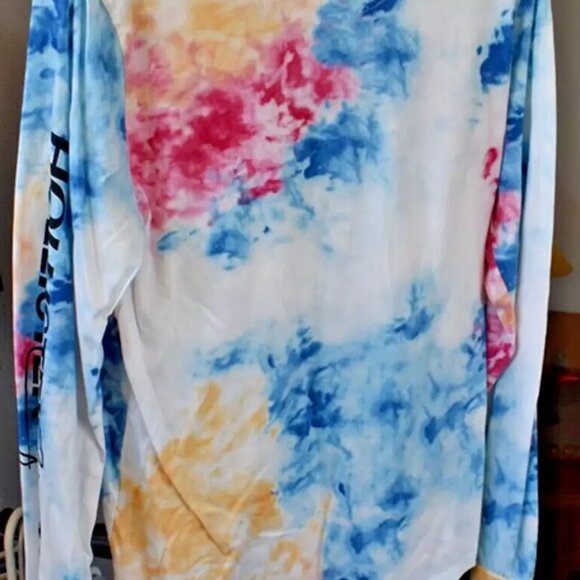 Hollister Must have Collection Rainbow Tye Dye Long Sleeve Tee Size M - Picture 2 of 3